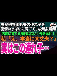 [x]夫が他界後も夫の連れ子を愛情を持って育てていた私に義両親「孫を返してもらうよ！血のつながりもないお前に育てる権利はない！」私 ...