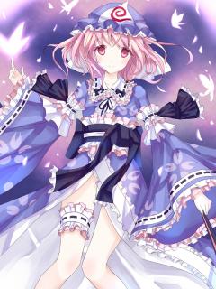 [x]東方【西行寺幽々子】 壁紙 | tsundora.com