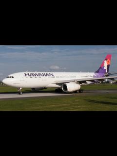 [x]ハワイアン航空 エアバスA330-243型機が横田基地へ飛来 Airbus A332 Hawaiian Airlines - YouTube