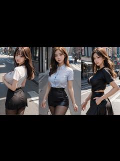 [x][4k AI lookbook] 巨乳黑絲秘書2| Huge Breasts Secretary｜유방 비서｜ブレストセクレタリー #ai美女 ...