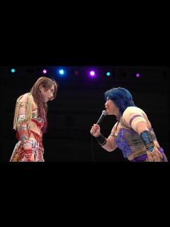 [x]【スターダム】刀羅ナツコがQQに最終決着戦を要求！『上谷オマエ自称リーダーなんだろ？腹くくれよ。』-6.8名古屋大会-【STARDOM ...