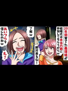 [x]5年間大切に育てた義理の娘が結婚することに。娘「義理の父は結婚式に出席するな」母「本当の父親が参加するわ」父「わかった」当日、まさかの事態に ...