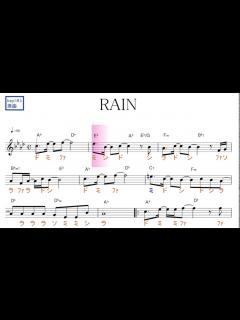 [x]RAIN メアリと魔女の花主題歌（SEKAI NO OWARI)原曲key=A♭／ドレミで歌う楽譜【コード付き】 - YouTube